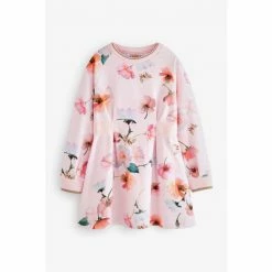 Baker By Ted Baker Pink Sweatshirt Dress -Baker by Ted Baker shop unnamed file 1011