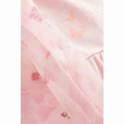 Baker By Ted Baker Pink Organza Sleeve Dress -Baker by Ted Baker shop unnamed file 1030