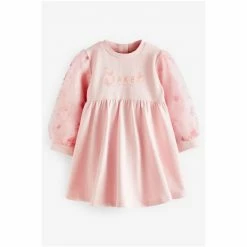 Baker By Ted Baker Pink Organza Sleeve Dress -Baker by Ted Baker shop unnamed file 1032