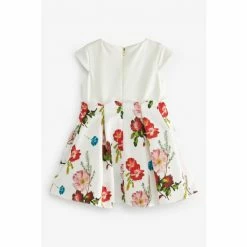 Baker By Ted Baker White Floral Dress -Baker by Ted Baker shop unnamed file 1054