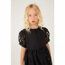 Baker By Ted Baker Black Jacquard Dress -Baker by Ted Baker shop unnamed file 1067