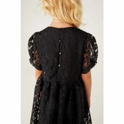 Baker By Ted Baker Black Jacquard Dress -Baker by Ted Baker shop unnamed file 1068