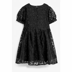 Baker By Ted Baker Black Jacquard Dress -Baker by Ted Baker shop unnamed file 1070
