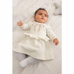 Baker By Ted Baker Cream Bow Dress