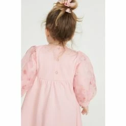 Baker By Ted Baker Pink Organza Sleeve Dress -Baker by Ted Baker shop unnamed file 1101