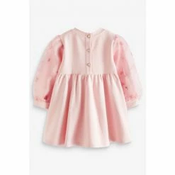 Baker By Ted Baker Pink Organza Sleeve Dress -Baker by Ted Baker shop unnamed file 1104