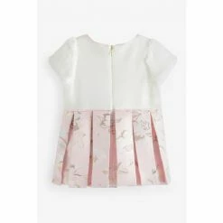 Baker By Ted Baker Pink Jacquard Dress -Baker by Ted Baker shop unnamed file 1143
