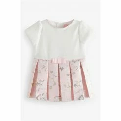 Baker By Ted Baker Pink Jacquard Dress -Baker by Ted Baker shop unnamed file 1146