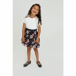 Baker By Ted Baker White & Navy Mockable Dress