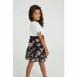 Baker By Ted Baker White & Navy Mockable Dress -Baker by Ted Baker shop unnamed file 1167
