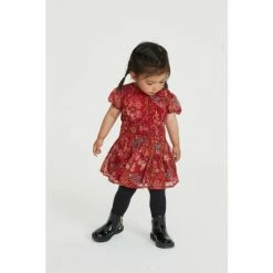 Baker By Ted Baker Red Crinkle Dress