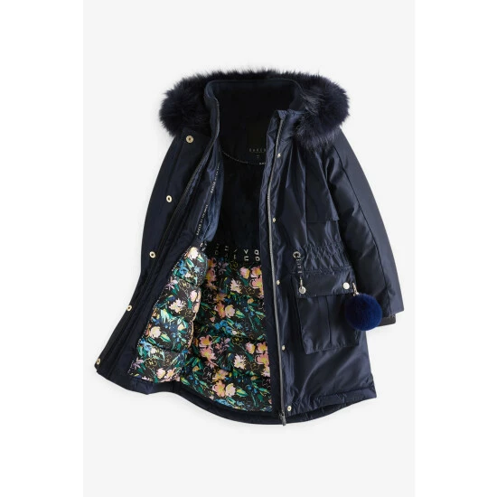 unnamed-file-118.jpg Baker By Ted Baker Navy Blue Shower Resistant Coat -Baker by Ted Baker shop unnamed file 118