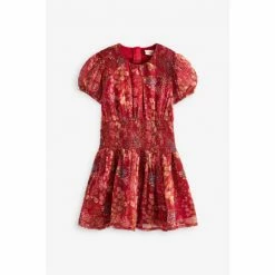 Baker By Ted Baker Red Crinkle Dress -Baker by Ted Baker shop unnamed file 1182