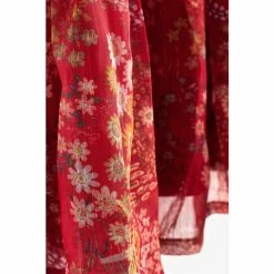 Baker By Ted Baker Red Crinkle Dress -Baker by Ted Baker shop unnamed file 1184