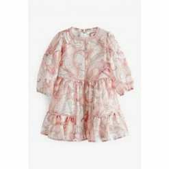 Baker By Ted Baker Pink Paisley Pattern Dress -Baker by Ted Baker shop unnamed file 1189