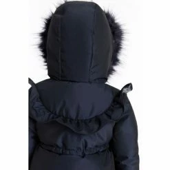 Baker By Ted Baker Navy Frill Parka Coat 6 Baker By Ted Baker Navy Frill Parka Coat -Baker by Ted Baker shop unnamed file 124