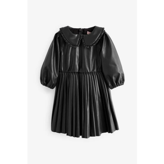 unnamed-file-1247.jpg Baker By Ted Baker Black PU Collar Dress -Baker by Ted Baker shop unnamed file 1247