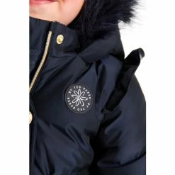 Baker By Ted Baker Navy Frill Parka Coat 7 Baker By Ted Baker Navy Frill Parka Coat -Baker by Ted Baker shop unnamed file 125