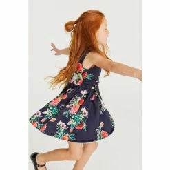 Baker By Ted Baker Navy Blue Floral Bow Dress 4 Baker By Ted Baker Navy Blue Floral Bow Dress -Baker by Ted Baker shop unnamed file 1264