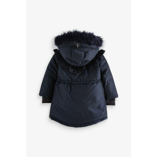 unnamed-file-129.jpg Baker By Ted Baker Navy Frill Parka Coat -Baker by Ted Baker shop unnamed file 129