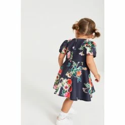 Baker By Ted Baker Navy Blue Floral Scuba Dress -Baker by Ted Baker shop unnamed file 1293