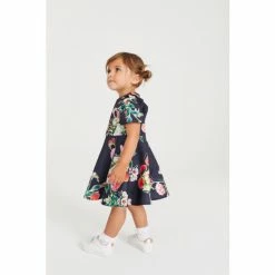 Baker By Ted Baker Navy Blue Floral Scuba Dress -Baker by Ted Baker shop unnamed file 1295