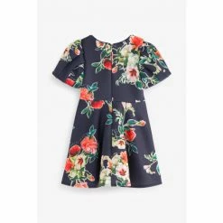 Baker By Ted Baker Navy Blue Floral Scuba Dress -Baker by Ted Baker shop unnamed file 1297