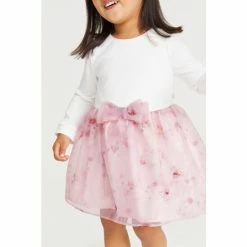 Baker By Ted Baker Pink Mockable Bow Dress -Baker by Ted Baker shop unnamed file 1303