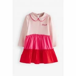 Baker By Ted Baker Pink & Red Colourblock Dress -Baker by Ted Baker shop unnamed file 1329