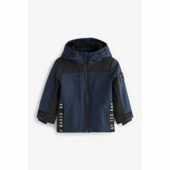 Baker By Ted Baker Navy Waterproof Shower Jacket -Baker by Ted Baker shop unnamed file 136