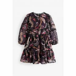 Baker By Ted Baker Black Lace Panel Dress -Baker by Ted Baker shop unnamed file 1360