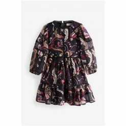 Baker By Ted Baker Black Lace Panel Dress -Baker by Ted Baker shop unnamed file 1363