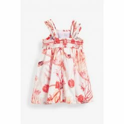 Baker By Ted Baker Printed Coral Pink Dress -Baker by Ted Baker shop unnamed file 1369