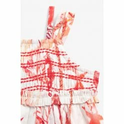 Baker By Ted Baker Printed Coral Pink Dress -Baker by Ted Baker shop unnamed file 1370