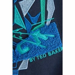 Baker By Ted Baker Navy Blue Lion Short Sleeve T-Shirt -Baker by Ted Baker shop unnamed file 1394