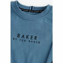 Baker By Ted Baker Long Sleeve T-Shirt Navy -Baker by Ted Baker shop unnamed file 1418