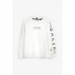 Baker By Ted Baker Long Sleeve T-Shirt Navy -Baker by Ted Baker shop unnamed file 1422