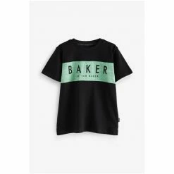 Baker By Ted Baker Black Trapped Graphic T-Shirt 8 Baker By Ted Baker Black Trapped Graphic T-Shirt -Baker by Ted Baker shop unnamed file 1437
