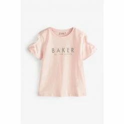 Baker By Ted Baker Pink Open Sleeve Top -Baker by Ted Baker shop unnamed file 1440