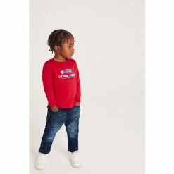 Baker By Ted Baker Red Long-Sleeved T-Shirt -Baker by Ted Baker shop unnamed file 1448