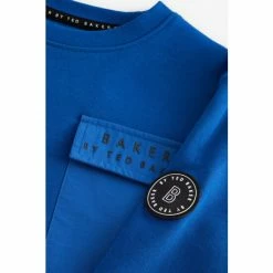 Baker By Ted Baker Blue Pocket Long Sleeve T-Shirt -Baker by Ted Baker shop unnamed file 1470