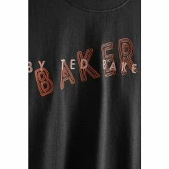 Baker By Ted Baker Black Multi Slogan T-Shirt 10 Baker By Ted Baker Black Multi Slogan T-Shirt -Baker by Ted Baker shop unnamed file 1491