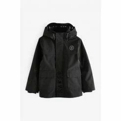 Baker By Ted Baker Black Waterproof Jacket -Baker by Ted Baker shop unnamed file 1510