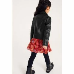 Baker By Ted Baker Black PU Biker Jacket -Baker by Ted Baker shop unnamed file 1532