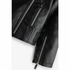 Baker By Ted Baker Black PU Biker Jacket -Baker by Ted Baker shop unnamed file 1534