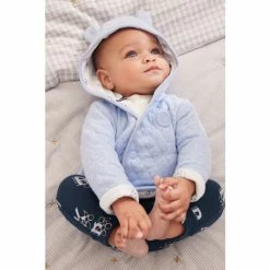 Baker By Ted Baker Blue Quilt Jacket