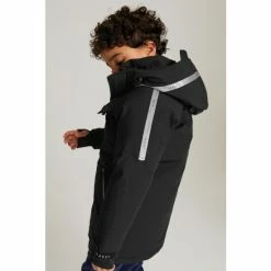 Baker By Ted Baker Black Waterproof Parka Coat -Baker by Ted Baker shop unnamed file 157