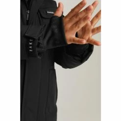 Baker By Ted Baker Black Waterproof Parka Coat -Baker by Ted Baker shop unnamed file 158