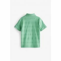 Baker By Ted Baker Green Textured Polo Shirt -Baker by Ted Baker shop unnamed file 1609