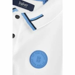 Baker By Ted Baker Boys White Polo Shirt -Baker by Ted Baker shop unnamed file 1618